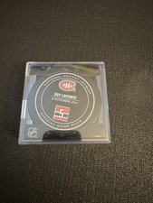 Guy Lapointe Jersey Retirement Puck Official NHL Game Puck 11/8/14 Montreal picture