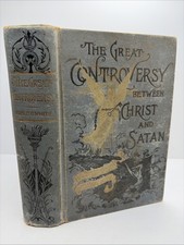 Antique - The Great Controversy Between Christ and Satan Ellen G. White picture