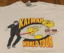 RARE Vintage Katman World Tour Shirt Chicago Country Radio Station US 99FM WUSN picture