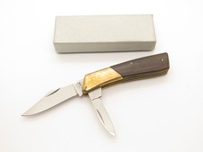 Vintage Wenoka 529 Barlow Seki Japan Wood Handle Folding Pocket Knife picture