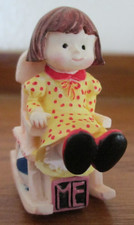 Vintage Mary Egelbreit ittle girl in rocking chair petite 1.5