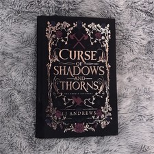 Curse of Shadows and Thorns hardcover by LJ Andrews Rose Gold Special Edition picture