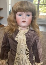 DEFECTIVE ANTIQUE Germany Bisque Head 214 Doll by JDK KESTNER 27 G3D picture