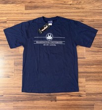Vintage 1997-2004 Navy blue Jansport Washington University in St. Louis t-shirt picture