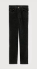 Boden Denim 6 Straight High-Rise Ankle Skimming Jeans Black NWT picture
