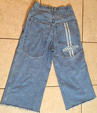 Rare JNCO Streetwear VTG Wide Load baggy denim jeans -some wear, cut 6