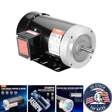 Universal 2HP Electric Motor 230V/460V, Reversible for DIY and Equipment Needs picture