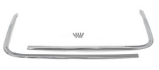 NEW 1968  Mustang Stainless Steel Top Boot Molding Trim Chrome Convertible Set picture