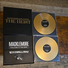 Macklemore The Heist - Gold Vinyl Gator skin deluxe Box Set, photo set-rare  picture