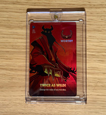 Dice Throne Twice As Wild - Worthy Card - Alt Art - Never Used picture