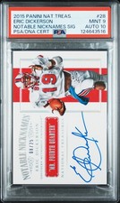 2015 National Treasures Eric Dickerson Notable Nicknames Auto /25 PSA 9/10 picture