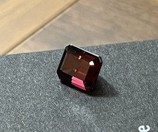 Gemologist Verified Natural Umba River Rhodolite Garnet 5.25+ Ct Emerald Cut picture