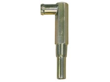 1968-69 Heater Hose Elbow 390 428 Fitting Connector Big-Block Gold Zinc New picture