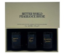 Better World Fragrance 3 PC Candle-2oz each Carby Musk + More picture