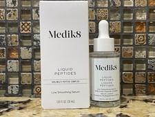 Medik8 Liquid Peptides Line Smoothing Serum 30 ml 1 oz Full Size New Sealed Box picture