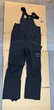 NEVER USED MENS BURTON AK FREEBIRD BIB - MEDIUM - BLACK picture