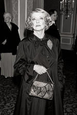 Bette Davis Owned & Worn  Rhinestone Broach and handbag from Sydney Guilaroff picture
