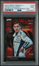 2024 Topps Finest Formula 1 #220 Franco Colapinto Red/Black Vapor PSA 9 #/10 picture