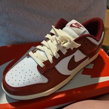 Nike Dunk Low PRM Women's Size 10.5 Men's 9 White/Team Red-Coconut Milk picture