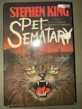 1983 Stephen Steven King Pet Sematary Cemetery Doubleday Vintage picture