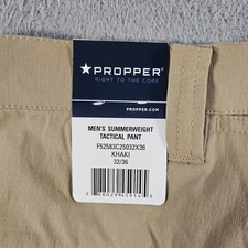 NEW Propper Tactical Cargo Utility Pants Men 32 x 36 Khaki Lightweight USF50 picture
