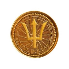 2023 1/10 oz Gold Coin - Barbados Trident .9999 Gold Coin BU #A622 picture