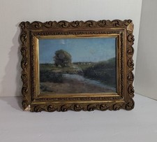 19th Century Antique Landscape Oil Painting by Richmond Artist Arthur Dawson picture
