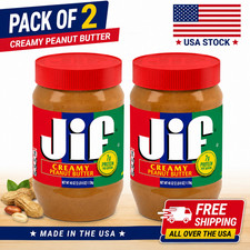 Jif Creamy Peanut Butter, 40 oz. Jars, 2 Pack picture