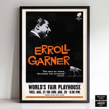 Erroll Garner jazz poster - One World Concert - Seattle World's Fair - 1962 picture