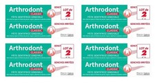 (4x Pack of 2) Arthrodont Classic Gingival Toothpaste 8x75 ml picture