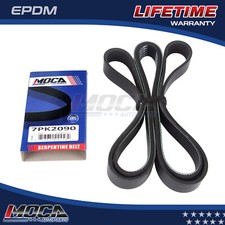 Serpentine Belt Fit For 05-12 Toyota Avalon 3.5L Camry Sienna 7PK2090 MOCA EPDM picture