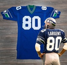 1️⃣9️⃣8️⃣0️⃣s VINTAGE AUTHENTIC SEAHAWKS LARGENT JERSEY RUSSELL 50 XL 22.5 CHEST picture