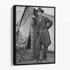 Ulysses S Grant During American Civil War 1800s America Canvas Print Wall Art picture