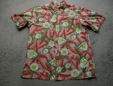 Vintage Avanti Shirt Mens L Floral Hawaiian Short Sleeve Button Up Hawaii picture