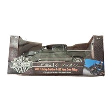 HARLEY DAVIDSON 2001 F-150 FORD BLACK PICKUP TRUCK ERTL 1/18 picture