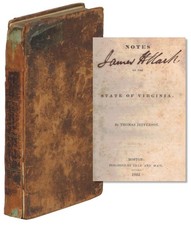 Thomas Jefferson / Notes on the State of Virginia 1832 picture