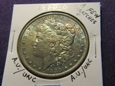 1880-O Morgan dollar A.U. / UNC with a couple of scratches on the obverse picture