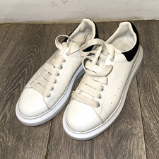 Alexander McQueen Oversized Sneaker Men’s Low Top Lace-Up White/Black picture