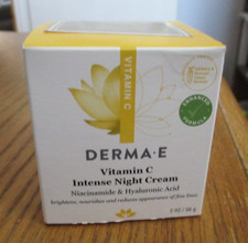 New In Box DERMA-E Vitamin C Intense Night Cream, 2 oz (56 g) picture