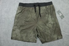 Glyder Acadia Shorts Mens 2XL Green Moss Dye Athletic Running Gym Zip Pocket picture