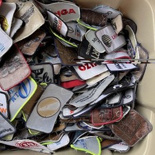 Huge Lot 400+ Uniform Company Emblem Patches Embroidered Random Used Sew On Tags picture