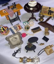 Dollhouse Miniature Accessory Lot Artisan Victorian To Vintage Bundle Many OOAK picture