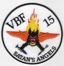 VBF-15 - Satan's Angels - USN - Aviation - BC Patch - Cat No. C5073 picture