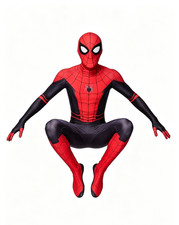 Spider-Man Jumpsuit Suit Cosplay Costume Halloween Adult Kids picture