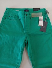 NYDJ CLARISSA ANKLE GREEN Mint  SIZE 2 Jeans Denim  Stretch 3018 picture