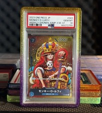 MONKEY D. LUFFY 043 WEEKLY SHONEN JUMP-ISSUE 36-37 ONE PIECE JAPANESE PSA 10 picture