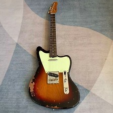 KGD Sunburst Aged Electric Guitar, Roasted Maple Neck, SS, picture