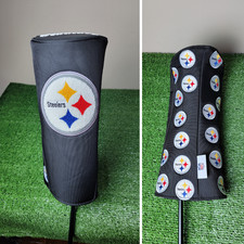 NFL Pittsburgh Steelers Oversize Golf Driver Headcover, Black, By Team Golf, New picture