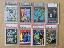 Investor Lot Graded HOF Refractors Late 90s/early 00s Manning Moss Jeter Garnett picture