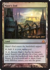 1x Maze's End - Foil - Prerelease Promo Light Play MTG Magic - Kid Icarus - picture